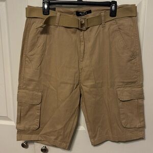 Blu Rock New York Belted Cargo Shorts